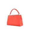 Louis Vuitton  Capucines handbag  in red grained leather - 00pp thumbnail