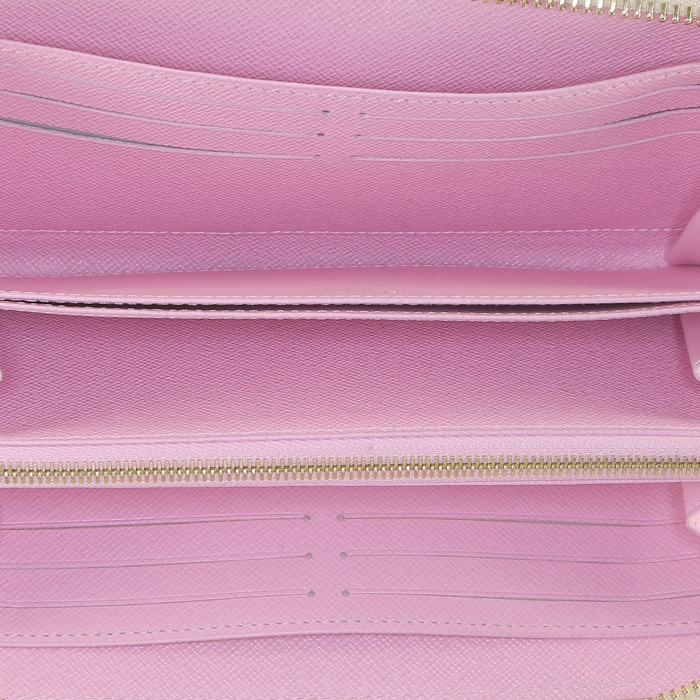 Louis Vuitton  Zippy wallet  in azur damier canvas - Detail D2