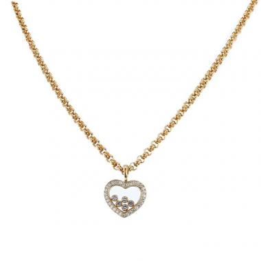 Buy Chopard Happy Diamond I Love You 18k Pendant Necklace Online in India -  Etsy
