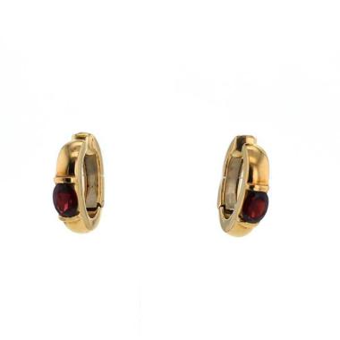 Orecchini Chaumet Gioia in oro giallo e granato
