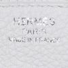 Bolso de mano Hermès  Birkin 25 cm en cuero togo blanco - Detail D3 thumbnail