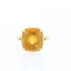 Tiffany & Co Sparklers ring in yellow gold, citrine and diamonds - 360 thumbnail