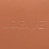 Sac cabas Loewe  Cushion Dodo en toile beige et rouge et cuir gold - Detail D3 thumbnail