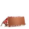 Loewe  Cushion Dodo shopping bag  in beige and red canvas  and gold leather - Detail D4 thumbnail