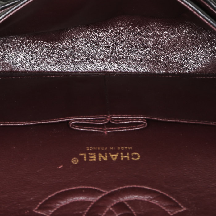 Borsa Chanel  Timeless Classic in pelle trapuntata nera - Detail D3