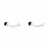 Hermès  pair of cufflinks in silver and garnets - 360 thumbnail