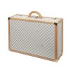 Louis Vuitton  Alzer 60 trunk  in azur damier canvas  and natural leather - 00pp thumbnail