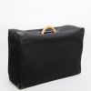 Louis Vuitton  Alzer 60 trunk  in azur damier canvas  and natural leather - Detail D4 thumbnail