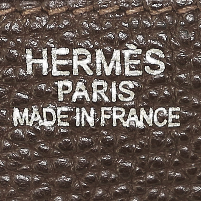 Borsa Hermès  Birkin 35 cm in pelle togo marrone - Detail D3
