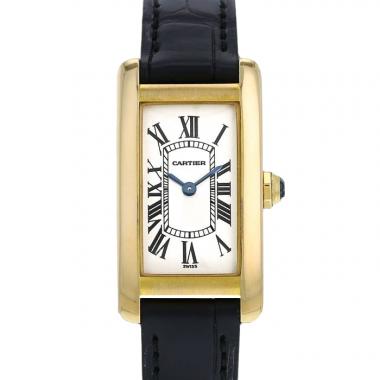 Reloj Cartier Tank Américaine de oro amarillo Ref: Cartier - 1710  Circa 1990