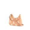 Louis Vuitton  Bagatelle shoulder bag  in Trianon pink and cream color empreinte monogram leather - 00pp thumbnail