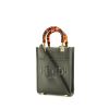 Fendi  Sunshine handbag  in Gris Asphalt leather - 00pp thumbnail