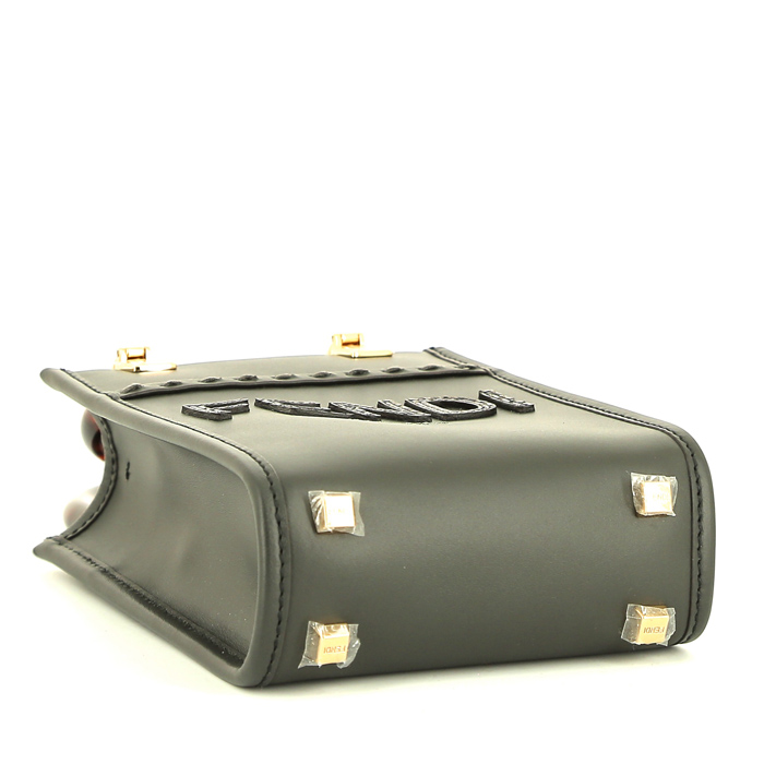 Borsa Fendi  Sunshine in pelle Gris Asphalt - Detail D5
