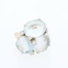 Pomellato Bahia ring in noble gold, aquamarine and diamonds - 360 thumbnail
