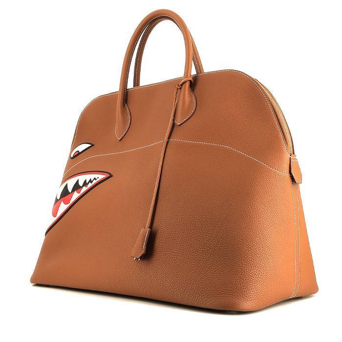 Sac à main Hermès Bolide 37 cm en cuir gold Sac à main Hermès Bolide 37 cm en cuir gold