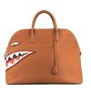 Bolsa de viaje Hermès  Bolide 37 cm en cuero togo color oro - 360 thumbnail