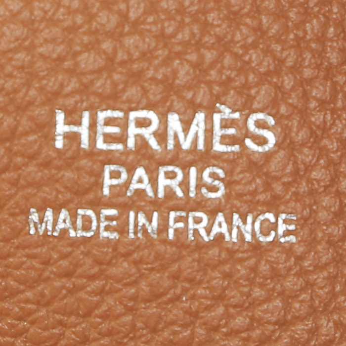 Hermès  Bolide 37 cm travel bag  in gold togo leather - Detail D3