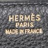 Borsa weekend Hermès  Haut à Courroies in pelle togo nera - Detail D3 thumbnail