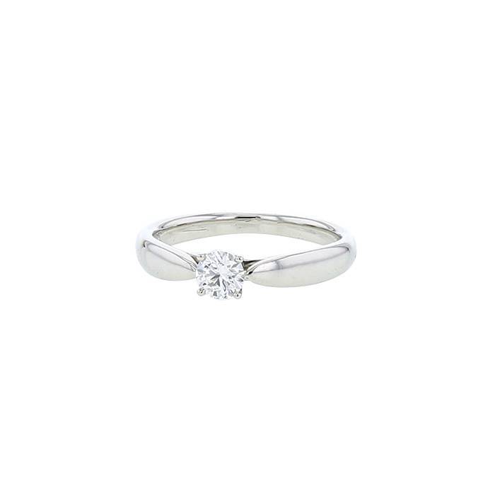 Bague solitaire Tiffany & Co Harmony en platine et en diamant (0.21 carat) - 00pp