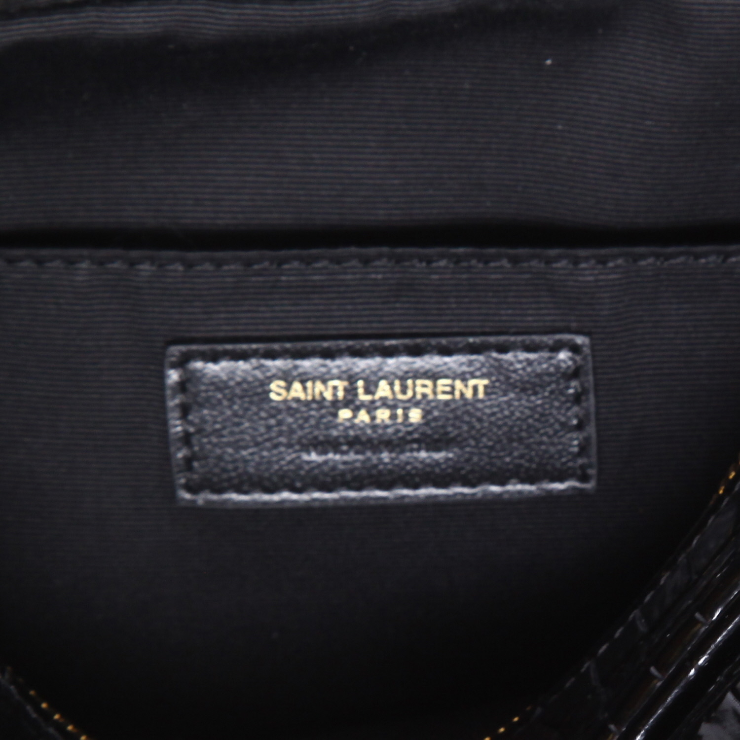 Sac bandoulière Saint Laurent  Lou Sac Caméra en cuir noir - Detail D9