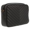 Saint Laurent  Lou Sac Caméra shoulder bag  in black quilted leather - Detail D6 thumbnail