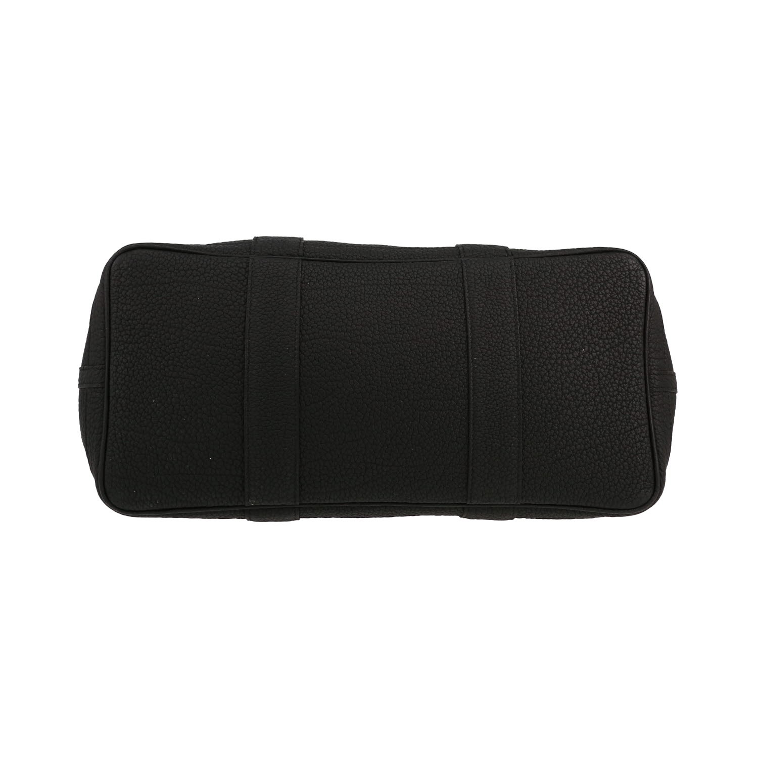 Hermès  Garden shopping bag  in black togo leather - Detail D1