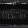 Bottega Veneta  Knot pouch  in black satin  and black python - Detail D2 thumbnail