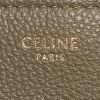 Celine  Sac 16 handbag  in khaki grained leather - Detail D3 thumbnail