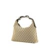 Gucci  Mors handbag  in beige logo canvas  and brown leather - 00pp thumbnail