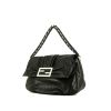 Fendi  Mamma Baguette handbag  in black leather - 00pp thumbnail
