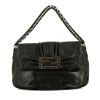 Fendi  Mamma Baguette handbag  in black leather - 360 thumbnail