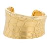 Pomellato Cocco cuff bracelet in yellow gold - 00pp thumbnail