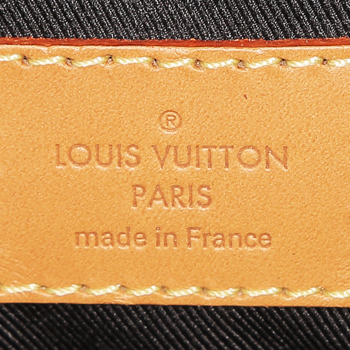 Sac à dos Louis Vuitton Christopher en toile enduite marron - Detail D3