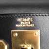 Bolso de mano Hermès  Kelly 32 cm en cuero box negro - Detail D3 thumbnail