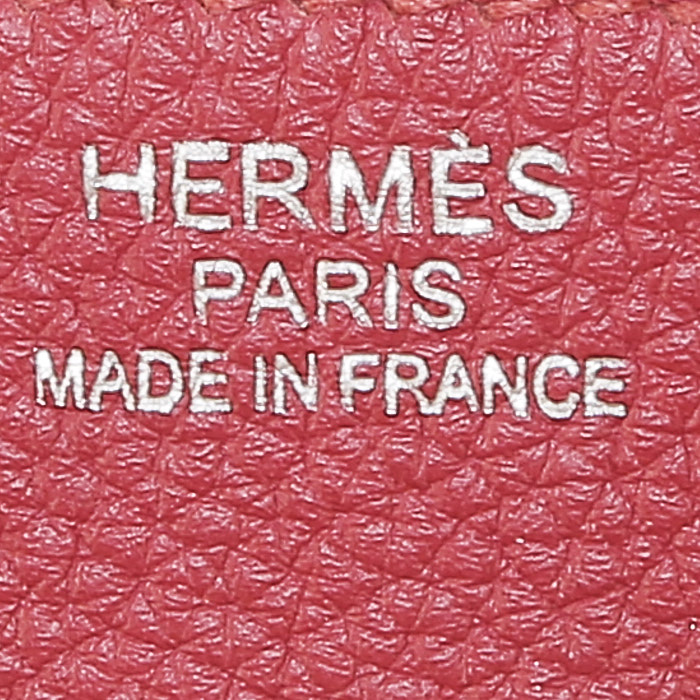 Hermès  Birkin 35 cm handbag  in red togo leather - Detail D3