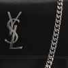 Saint Laurent  Sunset medium model  shoulder bag  in black leather - Detail D1 thumbnail