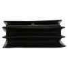 Saint Laurent  Sunset medium model  shoulder bag  in black leather - Detail D4 thumbnail