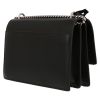 Saint Laurent  Sunset medium model  shoulder bag  in black leather - Detail D5 thumbnail