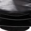 Saint Laurent  Sunset medium model  shoulder bag  in black leather - Detail D8 thumbnail