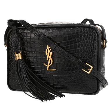 Borsa a tracolla Saint Laurent  Lou Sac Caméra in pelle nera