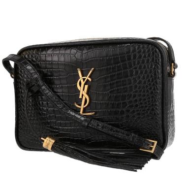 Sac bandoulière Saint Laurent  Lou Sac Caméra en cuir noir