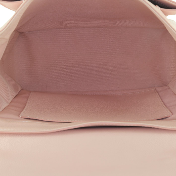 Louis Vuitton Lockit handbag in pink and black leather - Detail D2