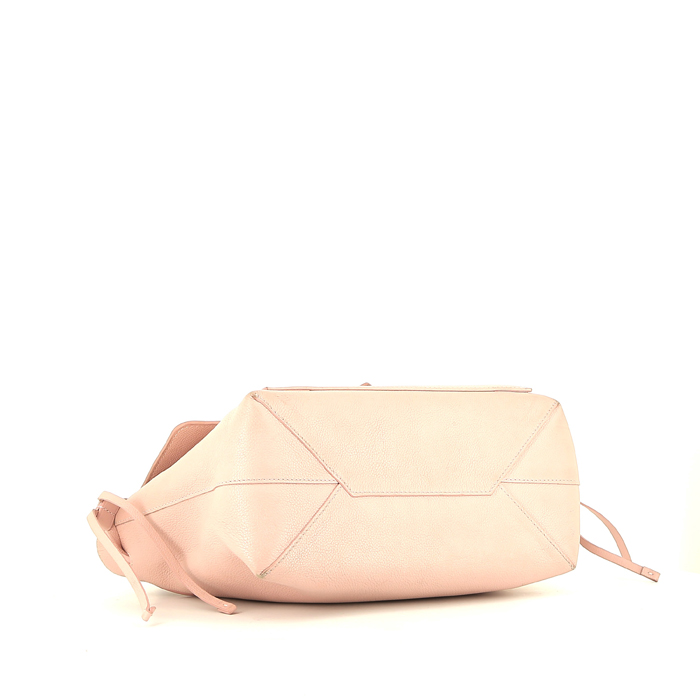 Bolso de mano Louis Vuitton  Lockit en cuero rosa y negro - Detail D4