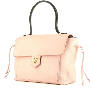 Borsa Louis Vuitton  Lockit in pelle rosa e nera