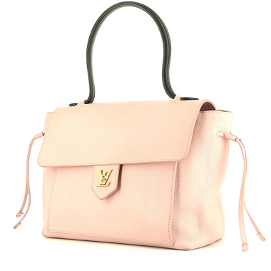 Lockit leather handbag Louis Vuitton Pink in Leather - 27473443