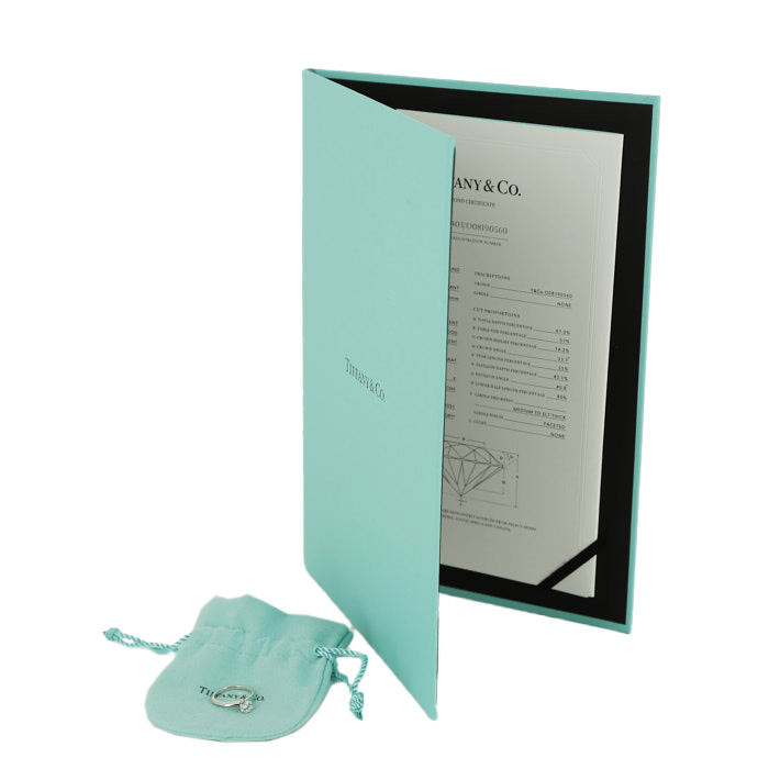 Tiffany & Co Setting ring in platinium and diamond (0,47 carat) - Detail D2