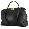 Fendi  Peekaboo handbag  in navy blue leather - 00pp thumbnail