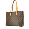 Shopping bag Louis Vuitton  Luco in tela monogram marrone e pelle naturale - 00pp thumbnail