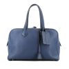 Bolso de mano Hermès  Victoria en cuero togo azul - 360 thumbnail