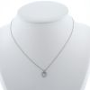Tiffany & Co Metro necklace in platinium and diamonds - 360 thumbnail